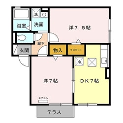 高茶屋駅 徒歩39分 1階の物件間取画像